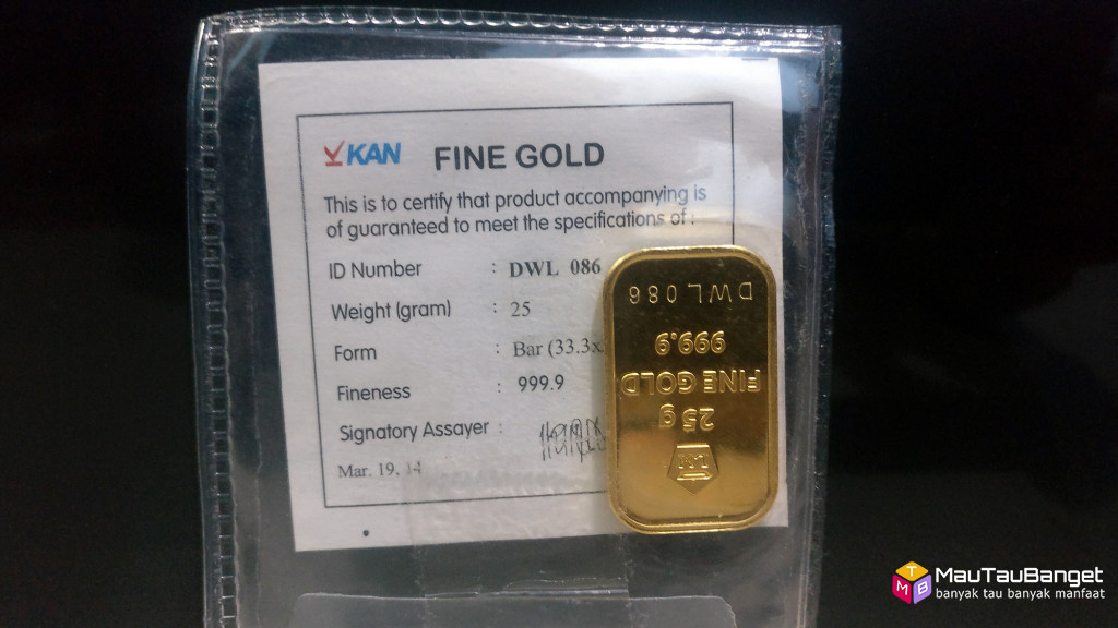Hasil keuntungan investasi emas Antam selama 5 tahun